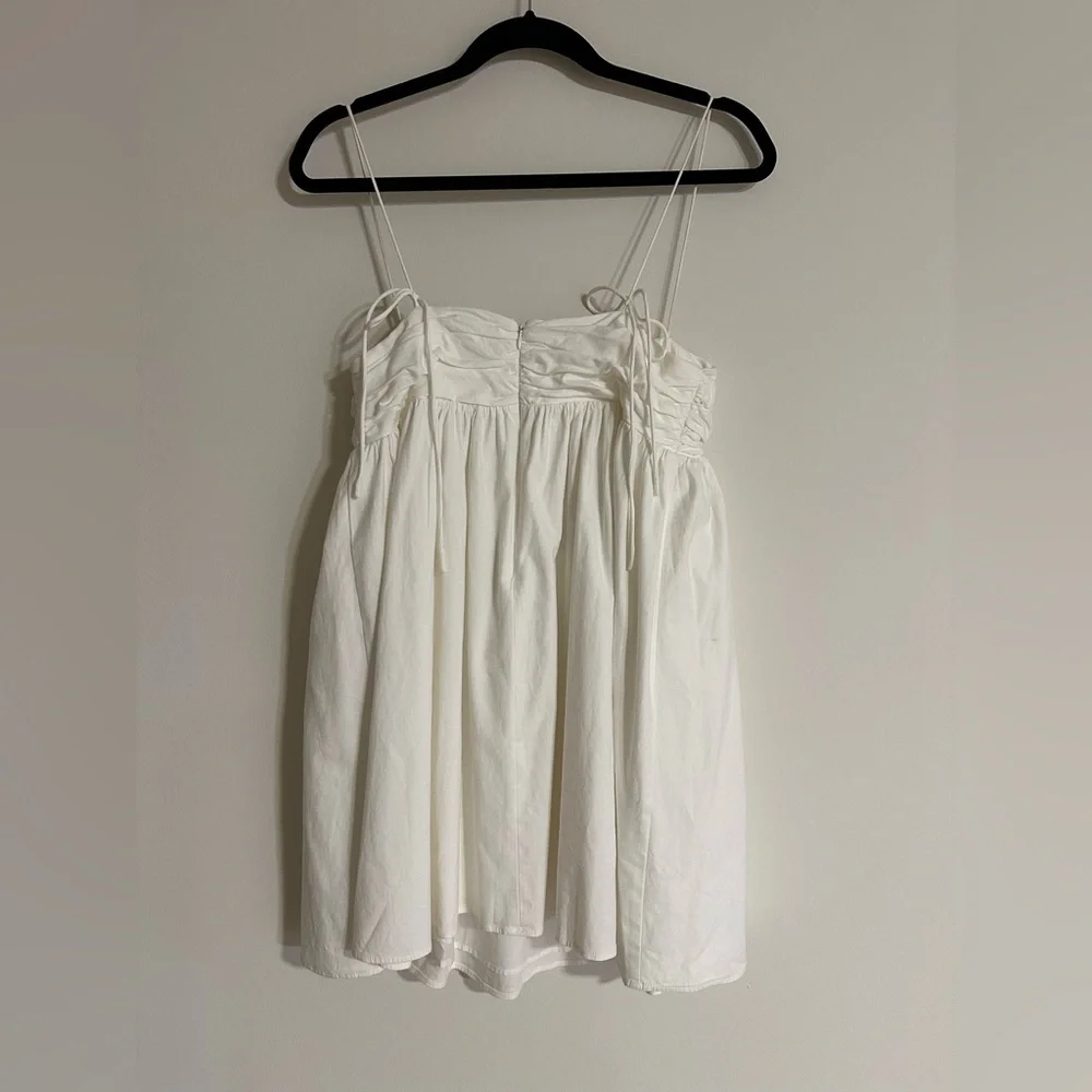 Reformation White Catarina Mini Dress - Picture 2 of 9